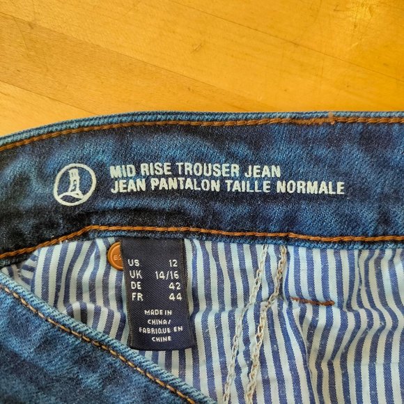 Lands End Midrise Trouser Jean - Picture 3 of 3